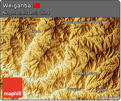 Physical Map of Weiganba