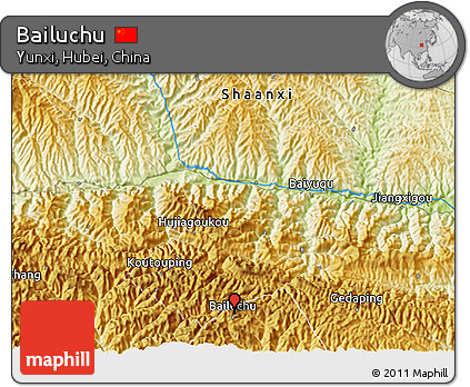 Physical 3D Map of Bailuchu