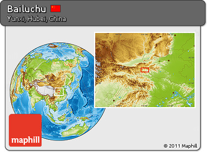 Physical Location Map of Bailuchu
