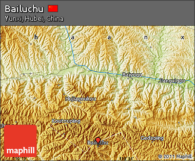 Physical Map of Bailuchu