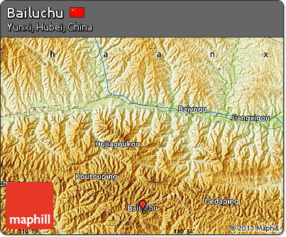 Physical Map of Bailuchu