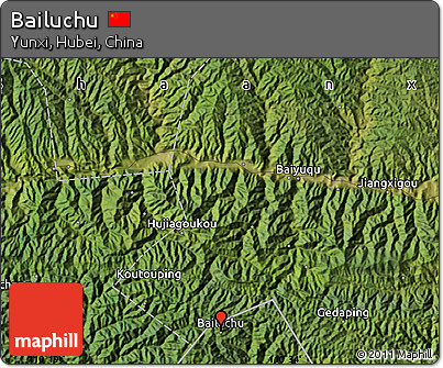 Satellite Map of Bailuchu