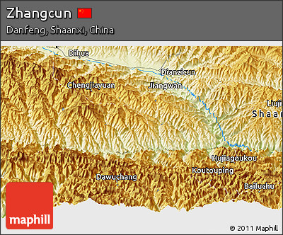 Physical Panoramic Map of Zhangcun