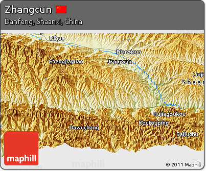 Physical Panoramic Map of Zhangcun