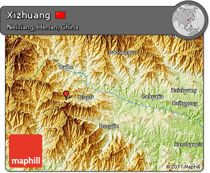 Physical 3D Map of Xizhuang