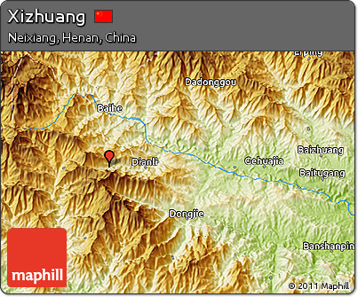 Physical 3D Map of Xizhuang