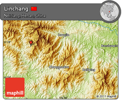 Physical Map of Linchang