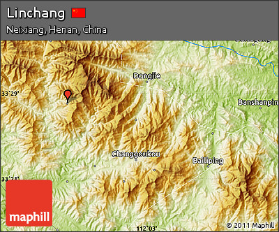 Physical Map of Linchang