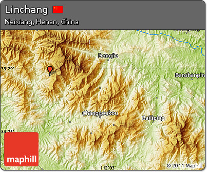 Physical Map of Linchang