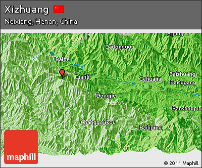 Political Panoramic Map of Xizhuang