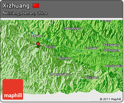 Political Panoramic Map of Xizhuang