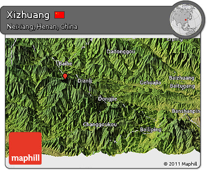 Satellite Panoramic Map of Xizhuang