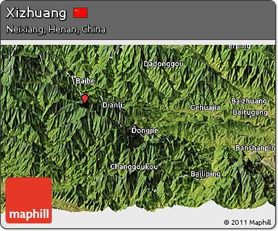Satellite Panoramic Map of Xizhuang