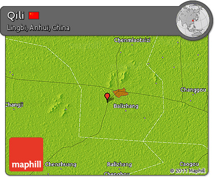 Physical 3D Map of Qili
