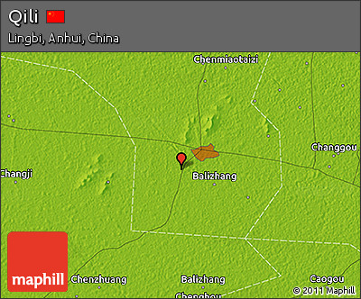 Physical 3D Map of Qili