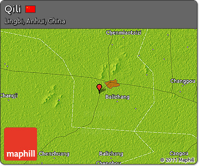 Physical 3D Map of Qili