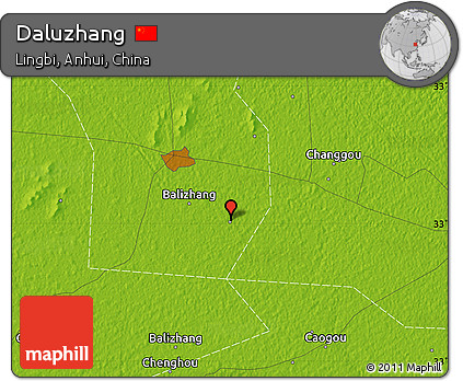 Physical Map of Daluzhang