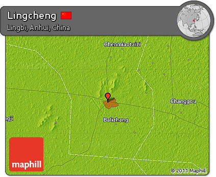 Physical Map of Lingcheng