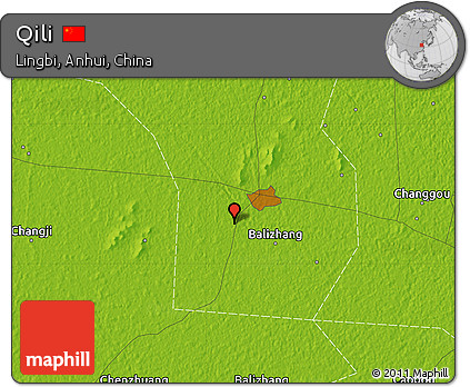 Physical Map of Qili