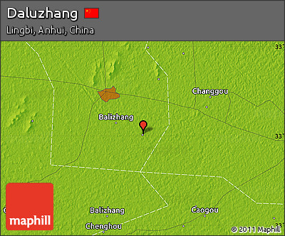 Physical Map of Daluzhang
