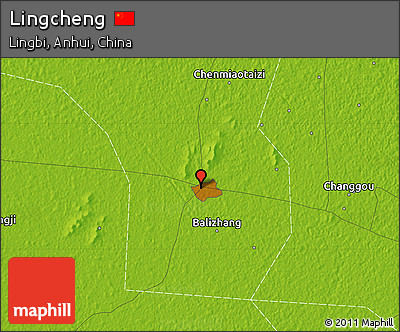 Physical Map of Lingcheng