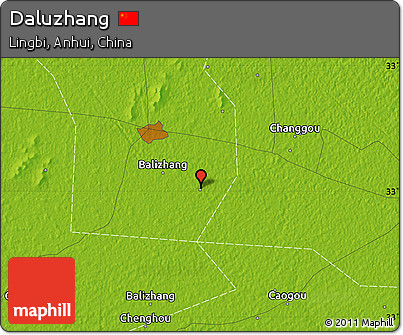 Physical Map of Daluzhang