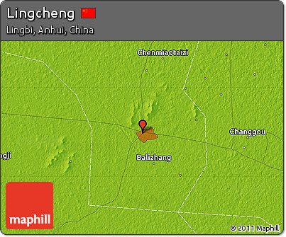 Physical Map of Lingcheng
