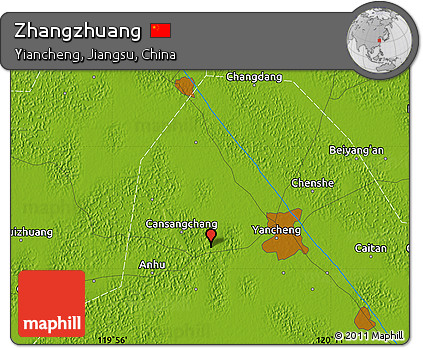 Physical Map of Zhangzhuang