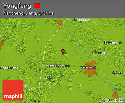Physical Map of Yongfeng