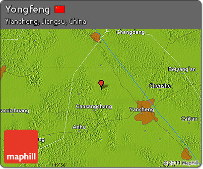 Physical Map of Yongfeng