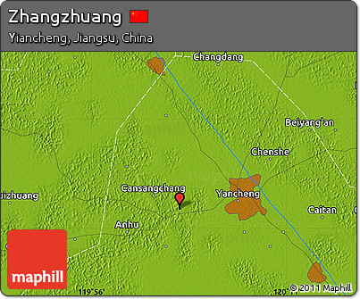 Physical Map of Zhangzhuang