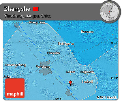 Political Map of Zhangshe