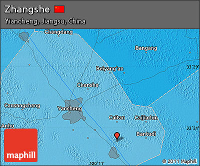 Political Map of Zhangshe