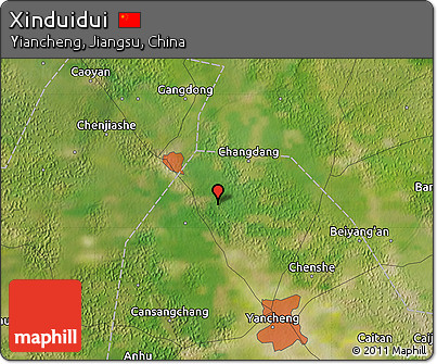Satellite Map of Xinduidui