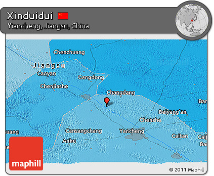 Political Panoramic Map of Xinduidui
