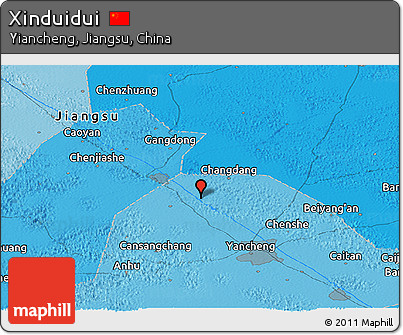 Political Panoramic Map of Xinduidui