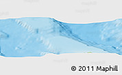 Physical Panoramic Map of the area around 33° 32' 52" N, 119° 46' 30" W