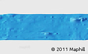 Physical Panoramic Map of the area around 33° 32' 52" N, 123° 10' 30" W