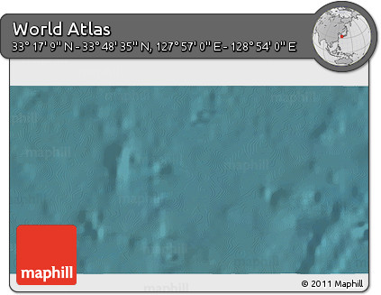 Satellite 3D Map of the Area around 33° 32' 52" N, 128° 25' 30" E