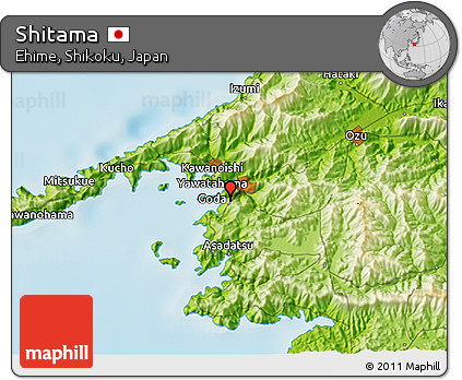 Physical 3D Map of Shitama