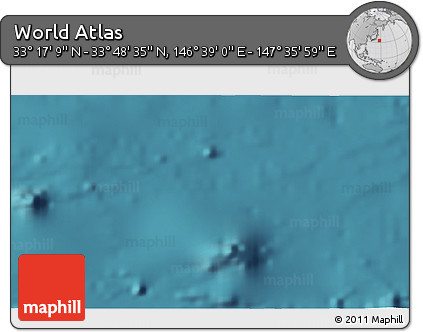 Satellite 3D Map of the Area around 33° 32' 52" N, 147° 7' 30" E