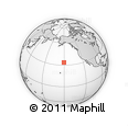 Outline Map of the Area around 33° 32' 52" N, 150° 22' 30" W, rectangular outline