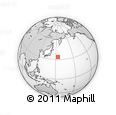 Outline Map of the Area around 33° 32' 52" N, 153° 55' 30" E, rectangular outline