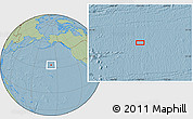 Savanna Style Location Map of the area around 33° 32' 52" N, 157° 10' 30" W, hill shading