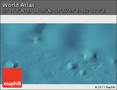 Satellite 3D Map of the Area around 33° 32' 52" N, 162° 25' 30" E