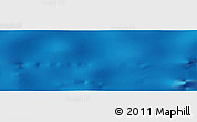 Shaded Relief Panoramic Map of the area around 33° 32' 52" N, 168° 13' 29" W
