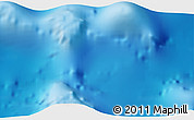 Physical 3D Map of the area around 33° 32' 52" N, 171° 46' 30" E