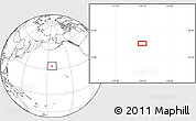 Blank Location Map of the area around 33° 32' 52" N, 174° 10' 30" W