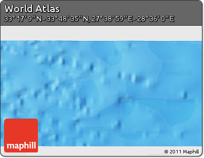 Political 3D Map of the Area around 33° 32' 52" N, 28° 7' 30" E