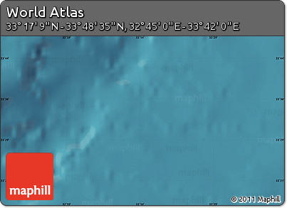 Satellite Map of the Area around 33° 32' 52" N, 33° 13' 30" E